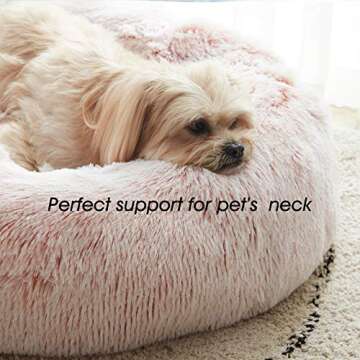 Calming Dog Bed & Cat Bed for Comfort and Security