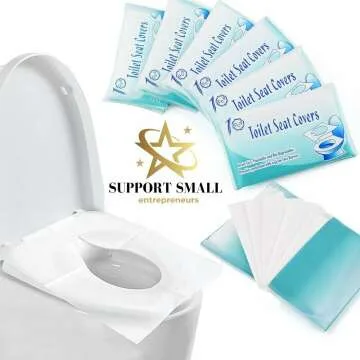 XL Disposable Toilet Seat Covers - 60 Pack