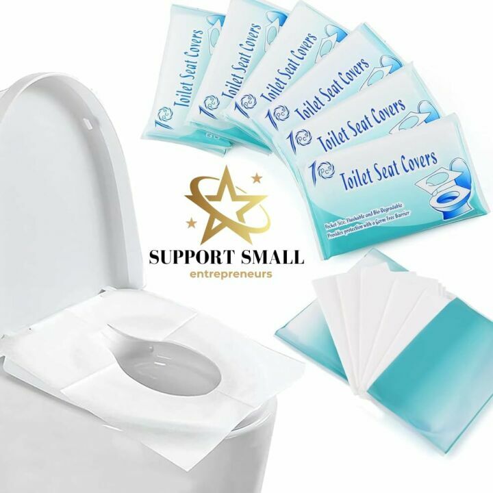 XL Disposable Toilet Seat Covers - 60 Pack