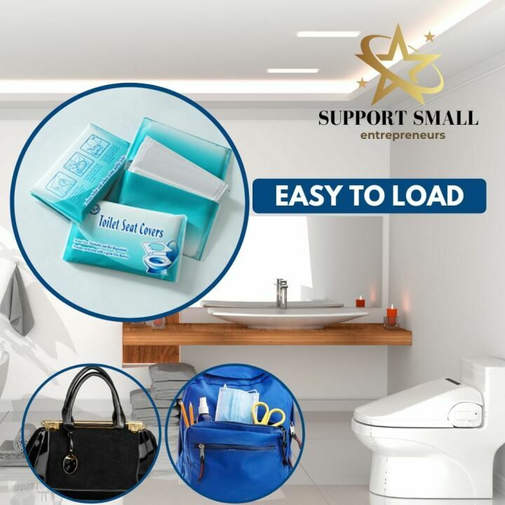 XL Disposable Toilet Seat Covers - 60 Pack