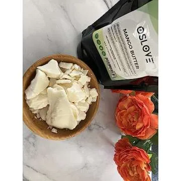 Oslove Organics 1 LB Mango Butter for DIY Beauty Solutions