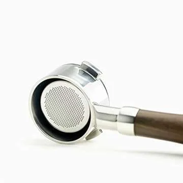 Crema Coffee Products - 54mm Filter Basket - Double Shot - Stainless Steel (Double Shot)