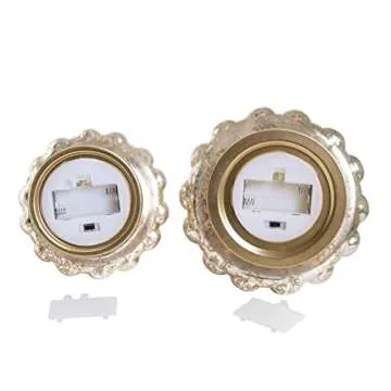 Battery-Operated Mercury Glass Christmas Tree Set