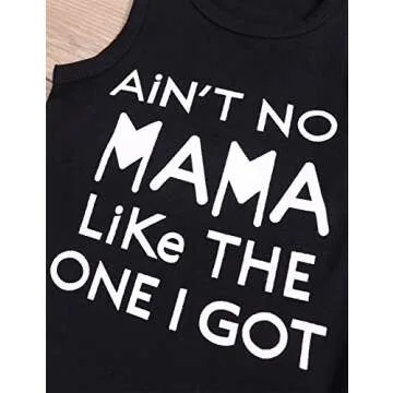 Baby Boy Clothes Funny Letter Printed Tops Leggings Set