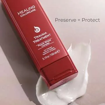 L'ANZA Healing ColorCare Trauma Treatment, Hair Treatment for Dry Damaged Hair, Extends Color Longevity, For Healthy and Vibrant Color with Split End Repair & Hair Shine, Luxury Hair Care