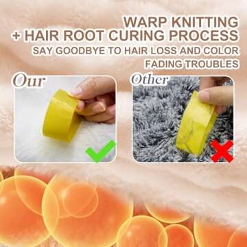 Moenchy Faux Fur Thick Throw Blanket for Living Room