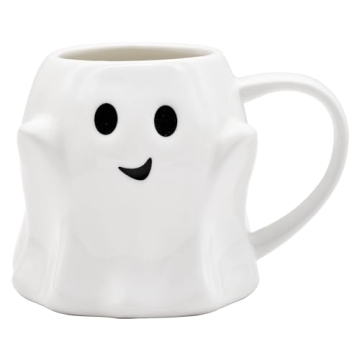 Charming 14 oz Ghost Mug - Perfect for Halloween Fun