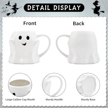 Charming 14 oz Ghost Mug - Perfect for Halloween Fun