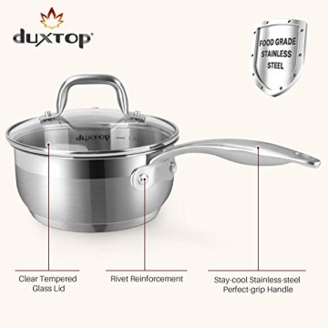 Duxtop 19PC Stainless Steel Cookware Set for All Stovetops