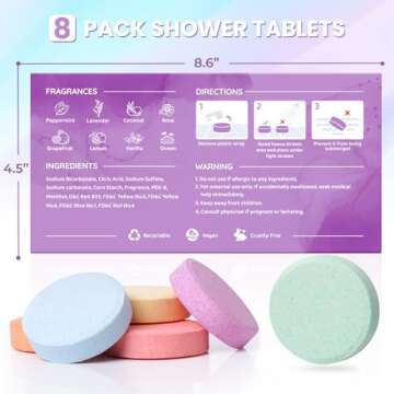 CalmNFiz Shower Steamers - 8 Scents for Ultimate Relaxation