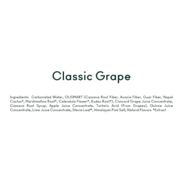 OLIPOP Classic Grape Minis - Vegan Prebiotic Soda