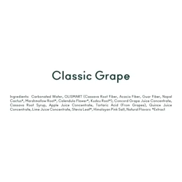 OLIPOP Classic Grape Minis - Vegan Prebiotic Soda
