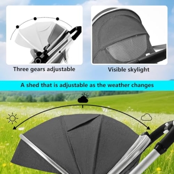 Kinder King 2 in 1 Baby Stroller - Stylish & Convertible