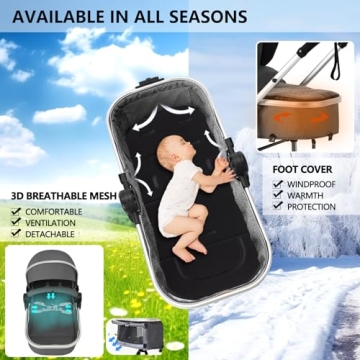 Kinder King 2 in 1 Baby Stroller - Stylish & Convertible