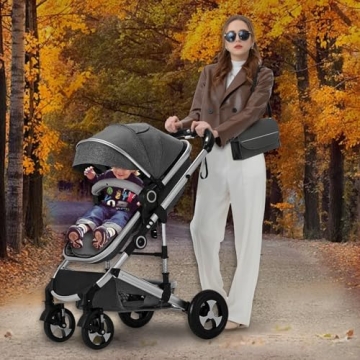 Kinder King 2 in 1 Baby Stroller - Stylish & Convertible