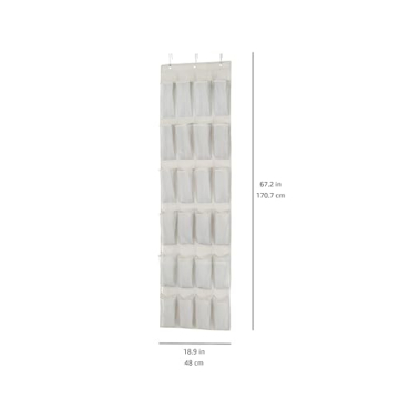 Amazon Basics 24 Pocket Over-the-Door Shoe Organizer