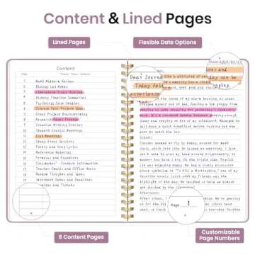 Stylish ZOTIA Purple Spiral Journal Notebook for All Uses