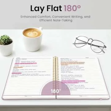 Stylish ZOTIA Purple Spiral Journal Notebook for All Uses