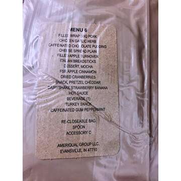 FSR First Strike Rations - Portable Meals for Adventurers