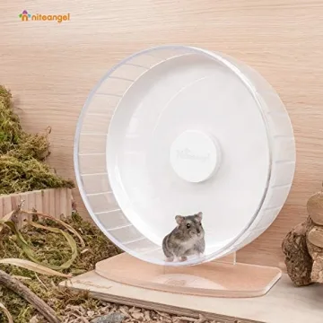 Niteangel Super-Silent Hamster Exercise Wheel - Adjustable & Quiet