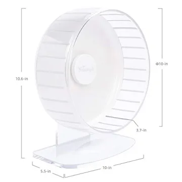 Niteangel Super-Silent Hamster Exercise Wheel - Adjustable & Quiet