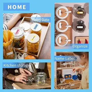 Phomemo D30 Label Maker, Bluetooth Wireless Mini Pocket Smartphone Label Maker Machine, Direct Thermal Printer Rechargeable Labeler for Home Office Labeler, Works with Tablet, Phones