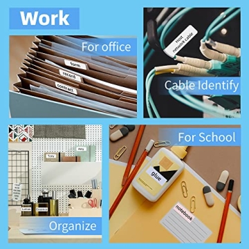 Phomemo D30 Label Maker, Bluetooth Wireless Mini Pocket Smartphone Label Maker Machine, Direct Thermal Printer Rechargeable Labeler for Home Office Labeler, Works with Tablet, Phones