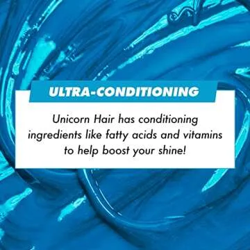 Lime Crime Unicorn Hair Dye Full Coverage, Anime (Candy Blue) - Vegan and Cruelty Free Semi-Permanent Hair Color Conditions & Moisturizes - Temporary Blue Hair Dye With Sugary Citrus Vanilla Scent