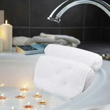 Luxury Bath Pillow with 4D Air Mesh Technology