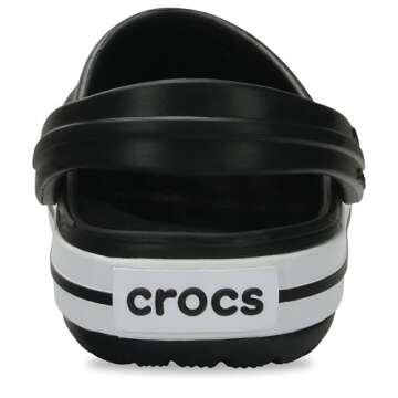Crocs Unisex-Child Crocband Clogs for Active Kids in Black