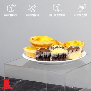 Stylish Acrylic Riser Cube Displays for Events and Decor