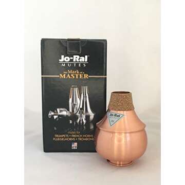 Jo-Ral 2C Trumpet Copper Bubble Mute - Superior Sound Control