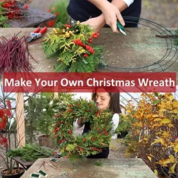 Zeanla Green Floral Wire for Wreaths and Crafts 118 Yards