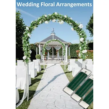 Zeanla Green Floral Wire for Wreaths and Crafts 118 Yards