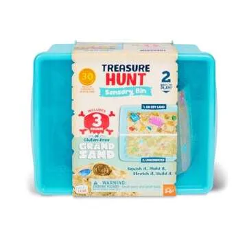 Chuckle & Roar - Treasure Hunt Sensory Bin - Tactile Learning - Fun for Toddlers - Hands on Activiti...