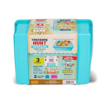 Chuckle & Roar - Treasure Hunt Sensory Bin - Tactile Learning - Fun for Toddlers - Hands on Activities - Preschool Level Fun - Montessori Approved - Ages 3 and Up