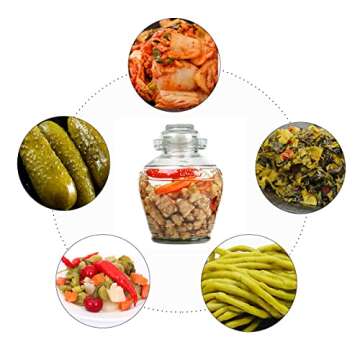 Aosnttol 2.5L Canning Jar for Pickles and Fermentation