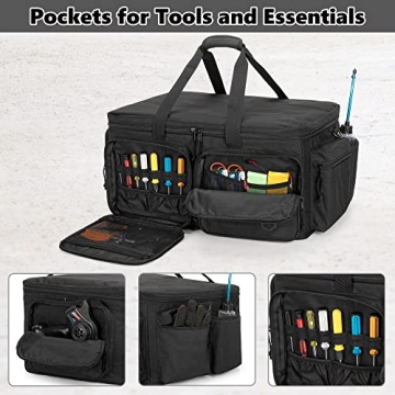 GOBUROS RC Storage Bag for 1/8 and 1/10 Cars