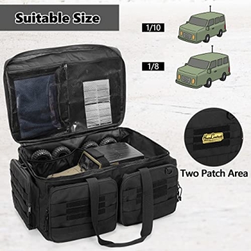 GOBUROS RC Storage Bag for 1/8 and 1/10 Cars