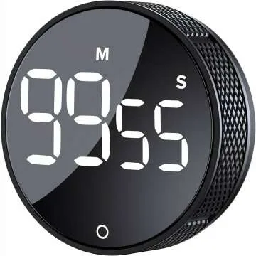 Digital Alarm Clock with USB Ports & Large Display