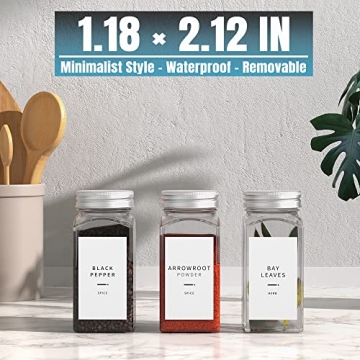 Neatsure Spice Labels Booklet - Organize Your Kitchen Today