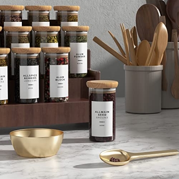 Neatsure Spice Labels Booklet - Organize Your Kitchen Today