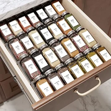 Neatsure Spice Labels Booklet - Organize Your Kitchen Today