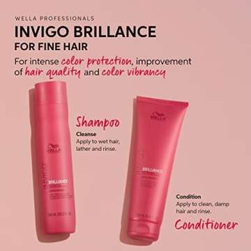 Wella Professionals Invigo Brilliance Shampoo & Conditioner Set - Vibrant Color Care