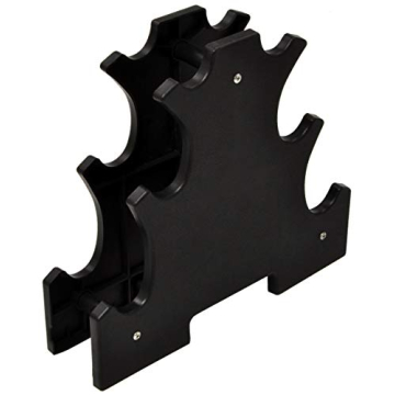 Sporzon! Colorful Dumbbell Set with Stand for Home Workouts