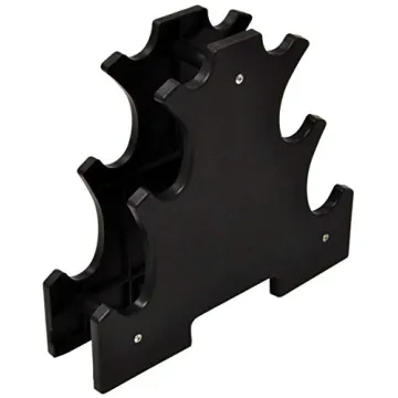 Sporzon! Colorful Dumbbell Set with Stand for Home Workouts