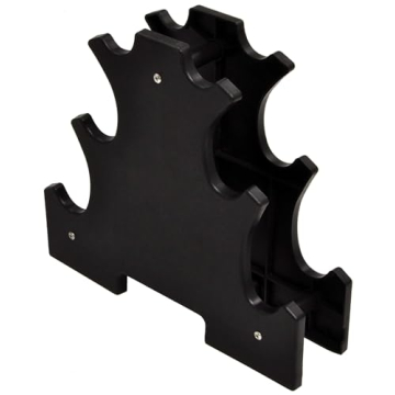 Sporzon! Colorful Dumbbell Set with Stand for Home Workouts