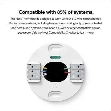 Google Nest Smart Thermostat - Programmable & Wifi Control