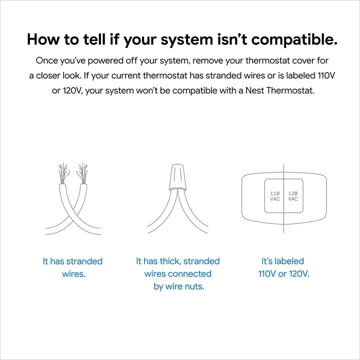 Google Nest Smart Thermostat - Programmable & Wifi Control