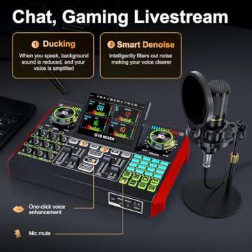 Neculogy G10 Podcast Bundle with Voice Changer for Creators